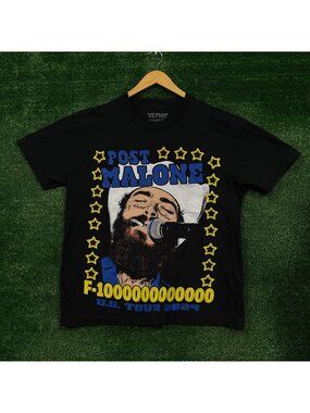 Post Malone F-1 Trillion US Tour T-Shirt Size Large
